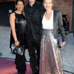 Thomas Heinze und Freundin Jackie Brown mit Ursula Karven. Foto: BrauerPhotos © H.Fuhr