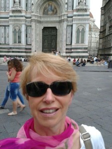 Susanne Stoll unterwegs in Florenz